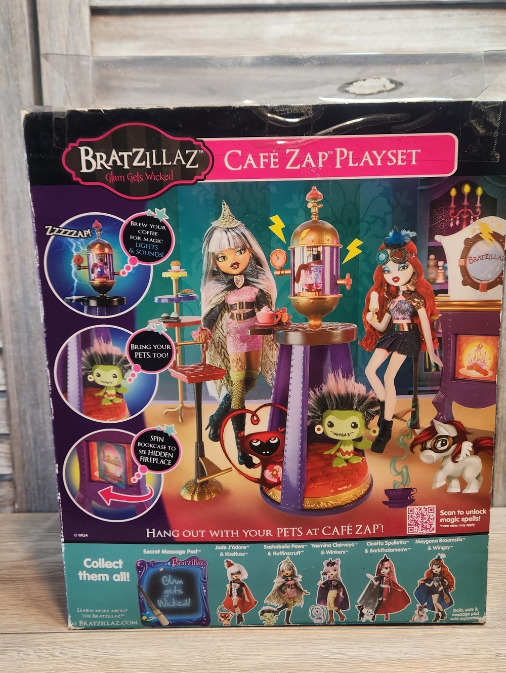 Bratz Bratzillaz Cafe Zap Play Set Brand New Sealed !BOX SHOWS WEAR!